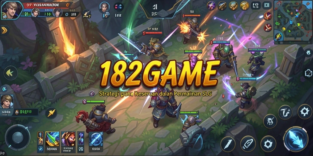 Tampilan gameplay 182GAME yang penuh strategi dan aksi.