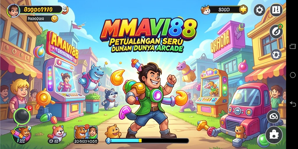 Tampilan gameplay menarik dari AMAVI88 dalam dunia Arcade.
