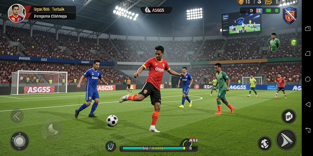 Gameplay penuh aksi dalam ASG55 yang memukau.