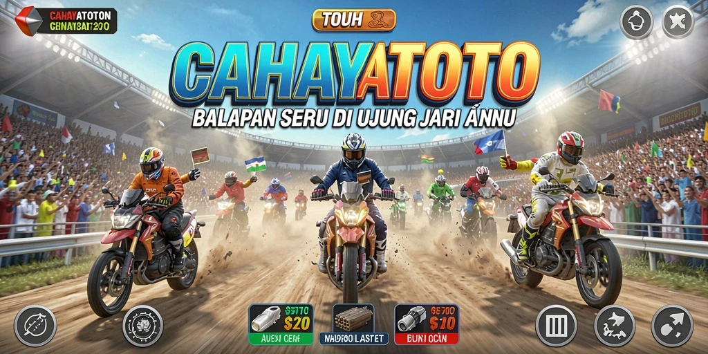 Menampilkan gameplay balapan yang seru dan mendebarkan di CAHAYATOTO.