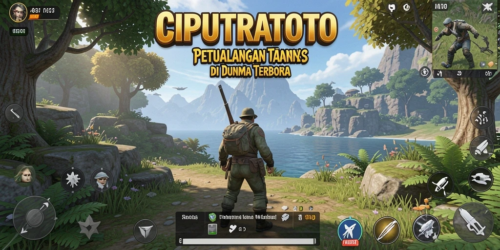 Tampilan gameplay mengesankan dari CIPUTRATOTO dalam dunia terbuka.