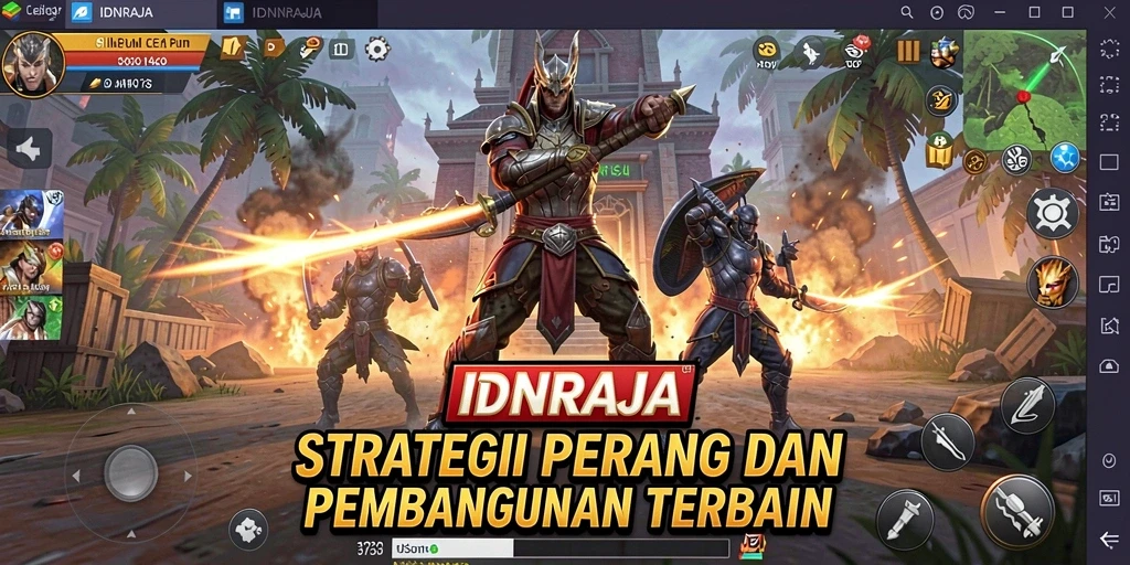 Gameplay menarik dengan strategi pembangunan yang mendalam.