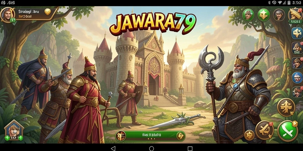 Tampilan gameplay JAWARA79 yang penuh taktik dan strategi.