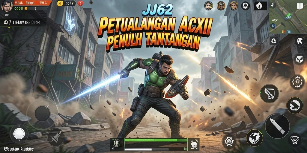 Tampilan gameplay JJ62 yang seru dan mendebarkan.