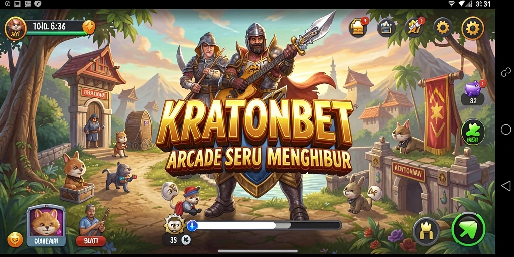 Tampilan gameplay KRATONBET yang seru dan penuh aksi.