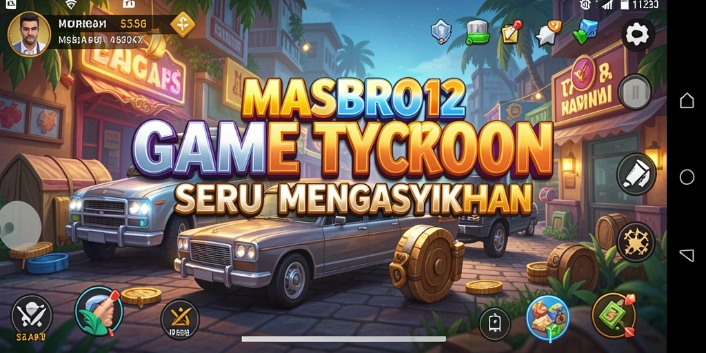 Tampilan gameplay Tycoon yang menegangkan di MASBRO12.