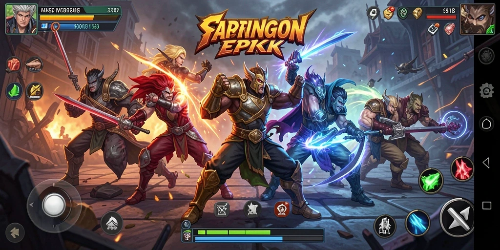 Tampilan gameplay MDG188 yang seru dan penuh aksi dalam pertarungan.
