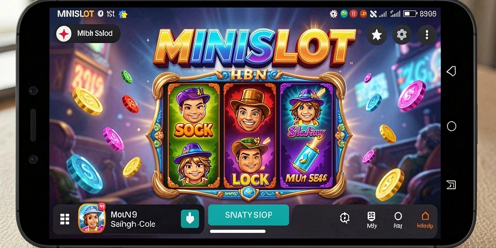 Tampilan gameplay slot yang seru dan penuh warna.