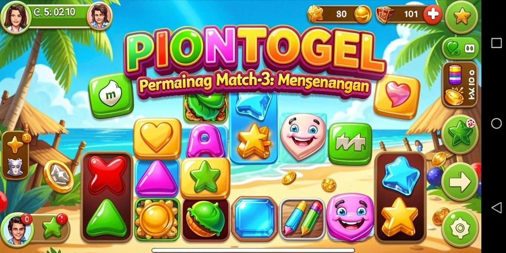 Tampilan gameplay PIONTOGEL yang penuh warna dan menyenangkan.