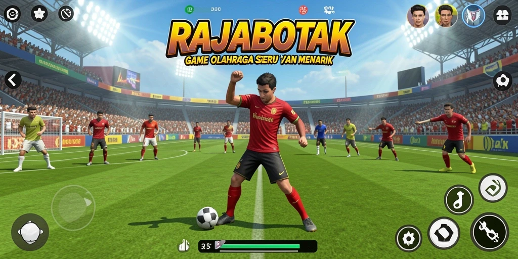 Gameplay seru dan mendebarkan dalam RAJABOTAK