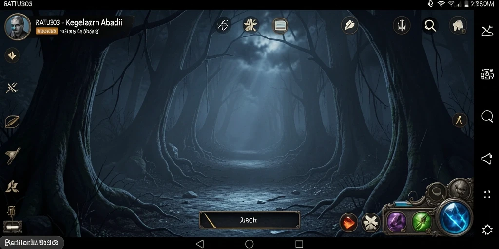 Tangkapan layar gameplay menunjukkan suasana mencekam dan detail menakutkan.
