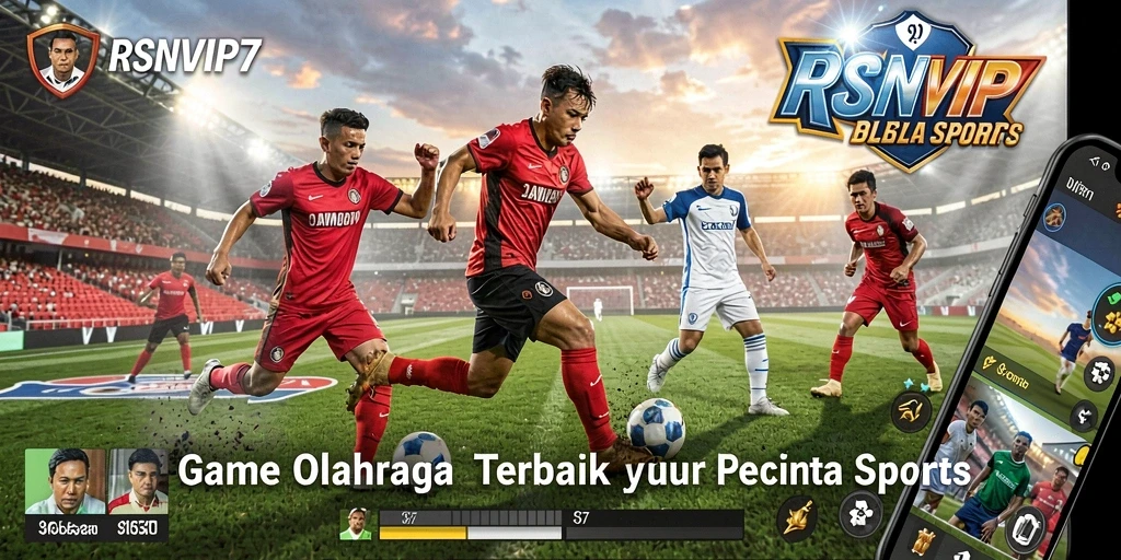 Tampilan gameplay RSNVIP7 yang menegangkan di arena olahraga.