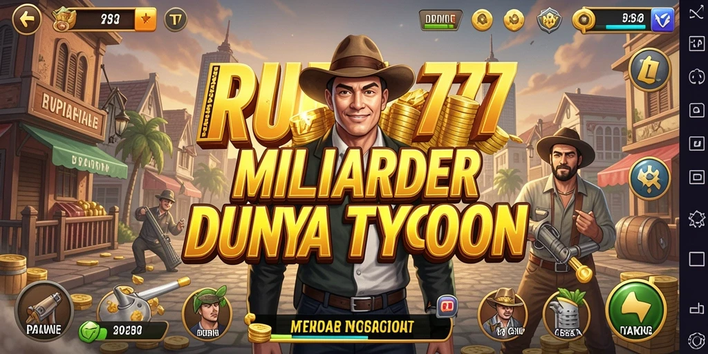 Tampilan gameplay menarik dari RUPIAH777 dalam kategori Tycoon.