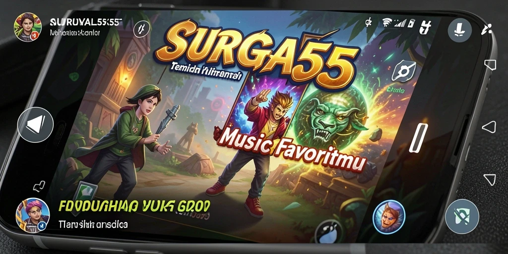 Tampilan gameplay SURGA55 yang seru dan interaktif.