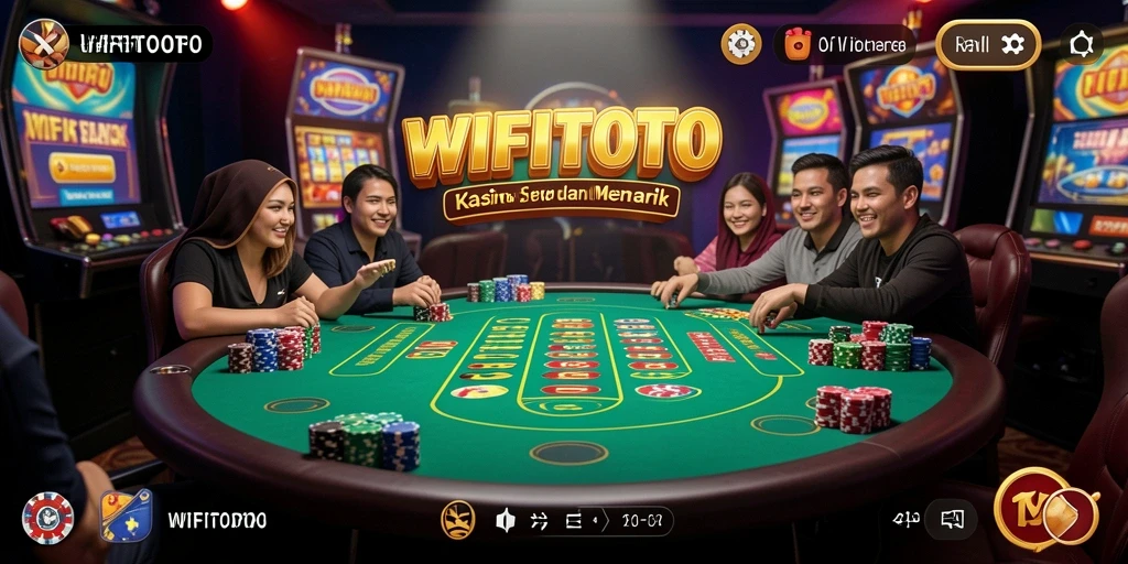 Screenshot utama WIFITOTO menampilkan gameplay Kasino yang menarik dan interaktif.