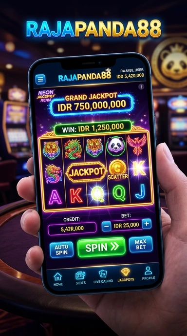 Tampilan aplikasi rajapanda88 dengan navigasi yang mudah.